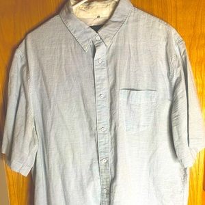 rag & bone Men’s stripe short sleeve shirt XXL